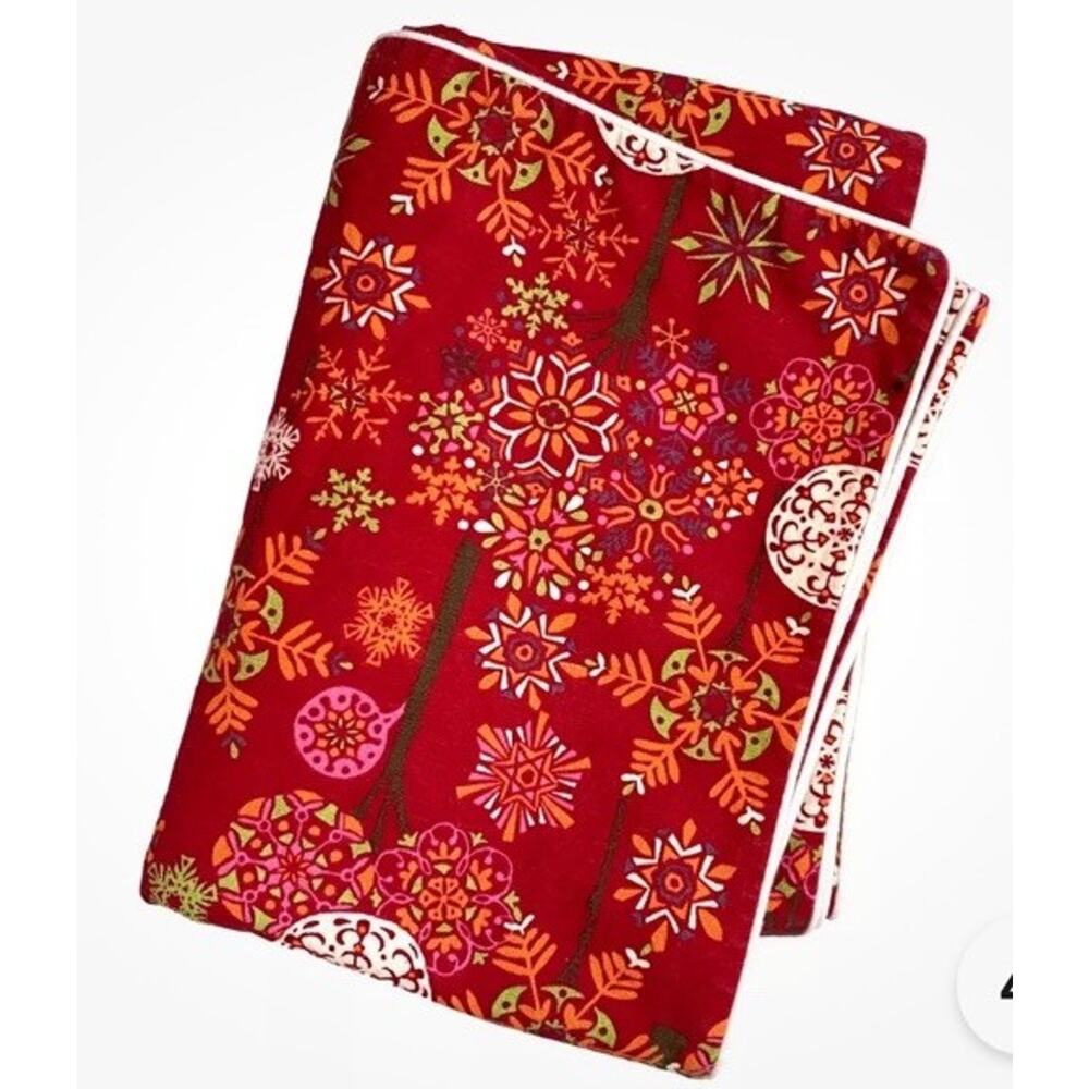 Pottery Barn Table Runner Christmas Holiday Snowflake Decor 18" x‎ 102"